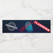 秘密捜査官スパイ神秘パーティー ペットボトルラベル (シングルラベル)