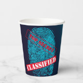 秘密捜査官スパイ神秘パーティー 紙コップ (裏面)