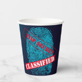 秘密捜査官スパイ神秘パーティー 紙コップ (正面)