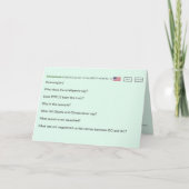 秘密暗号誕生日🕵️♂️おもしろい陰謀説 カード (正面)