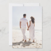 秘密結婚の招待状 招待状 (裏面)