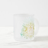 秘密結社 フロストグラスマグカップ (正面右)