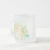 秘密結社 フロストグラスマグカップ (正面左)