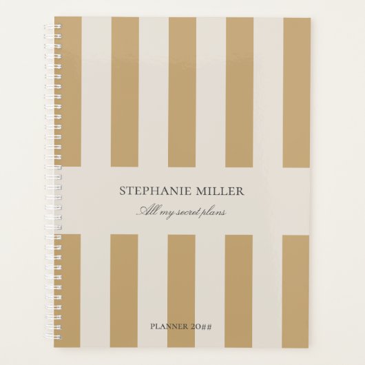 秘密計画 プランナー手帳 (正面)