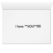 「秘密」を知りたい – 私は愛している***あなた**** (内部横(下))