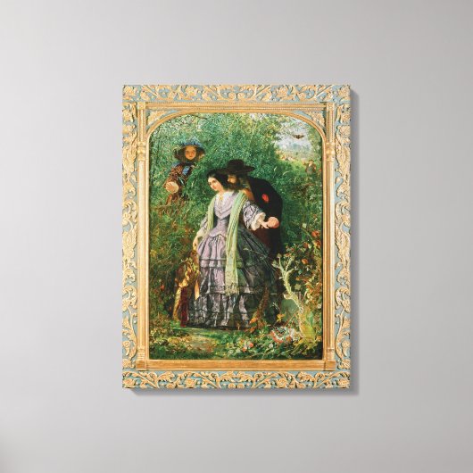 秘密、1858年 キャンバスプリント (正面)