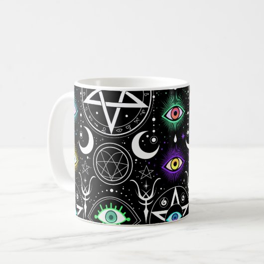 秘教 コーヒーマグカップ (正面左)