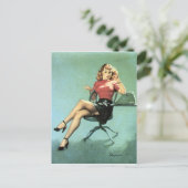 秘書がピン留めする ポストカード (スタンド正面)