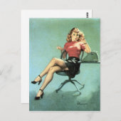 秘書がピン留めする ポストカード (正面/裏面)