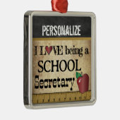 秘書になるのが大好き |ヴィンテージ メタルオーナメント (右)