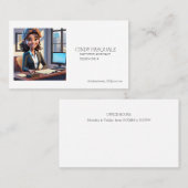 「秘書のエグゼクティブアシスタント」 名刺 (正面/裏面)