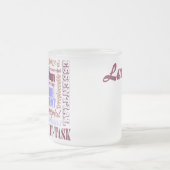 秘書のマグ フロストグラスマグカップ (中央)