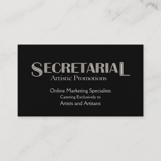 秘書の名刺 名刺 (正面)