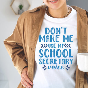 秘書の声Tシャツを使わせるな Tシャツ