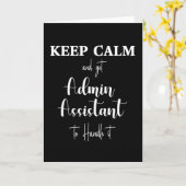 秘書の日おめでとう。管理プロフェッショナル カード (黄色い花)