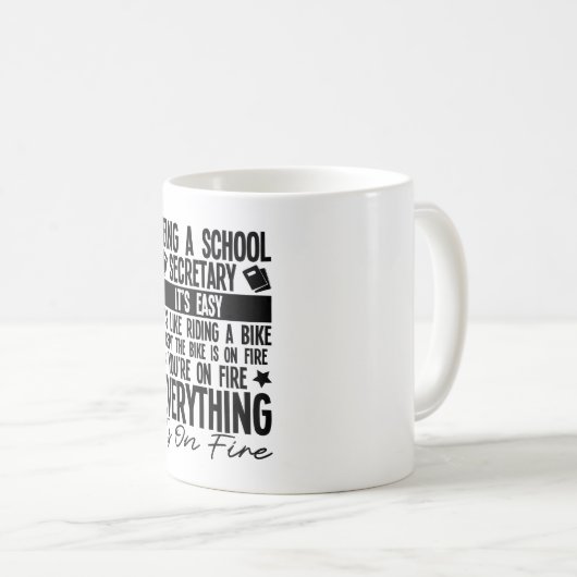 秘書は簡単 コーヒーマグカップ (正面右)