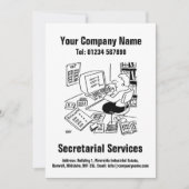 秘書サービス漫画デザインカード シーズンカード (正面)