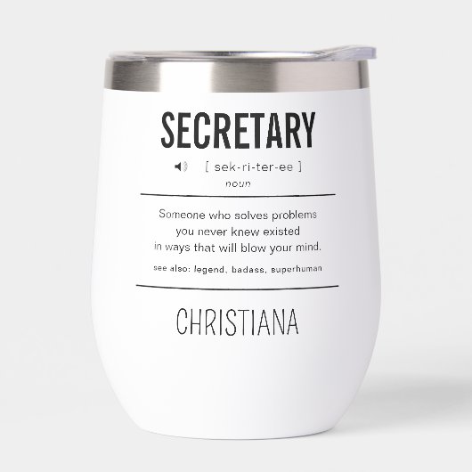 秘書パーソナライズされたおもしろい (左面)