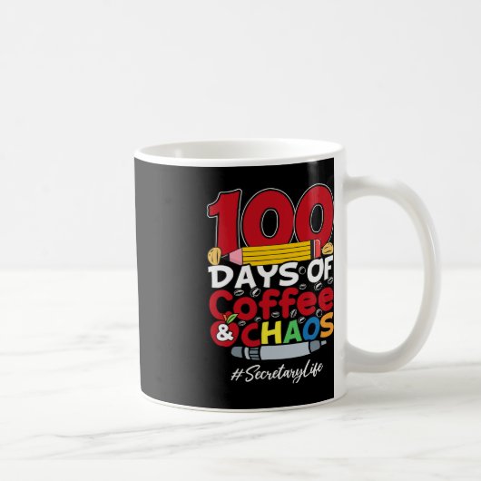 秘書100日とカオス100日目O コーヒーマグカップ (右)