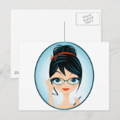 秘書 ポストカード (正面/裏面)