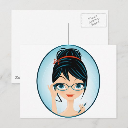 秘書 ポストカード (正面/裏面)