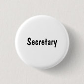 秘書 缶バッジ (正面)
