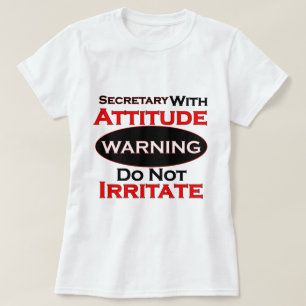 秘書With Attitude Tシャツ