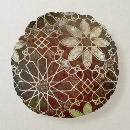 秘法伝授者はIIをタイルを張ります ラウンドクッション (正面)