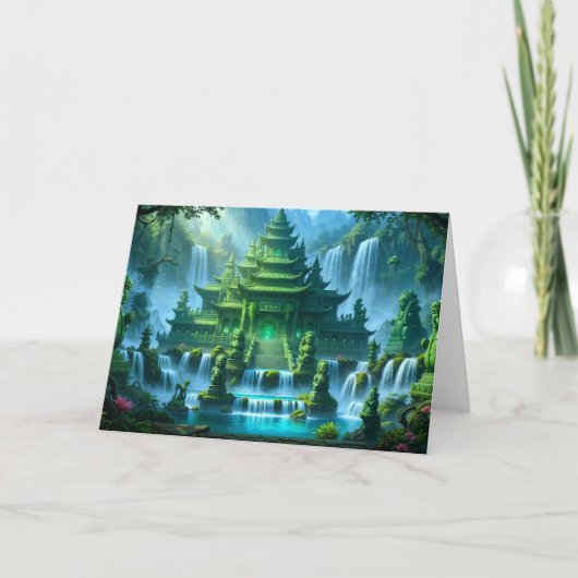 秘玉の玉座の寺城 シーズンカード (正面)