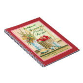 秘蔵された家族のレシピジャーナル ノートブック (右側)