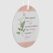 秘蔵された記憶悔やみや弔慰の死別のオーナメント オーナメント (正面)