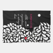 秘訣は愛パーソナライズされた キッチンタオル (横)