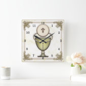 秘跡 スクエア壁時計 (ホーム)