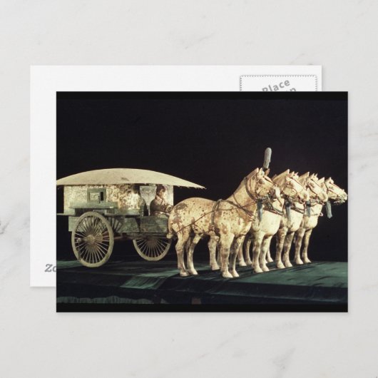 秦の兵馬俑 ポストカード (正面/裏面)