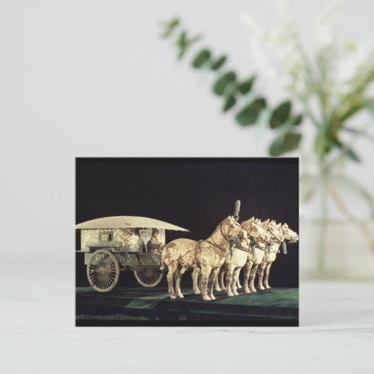 秦の兵馬俑 ポストカード (スタンド正面)