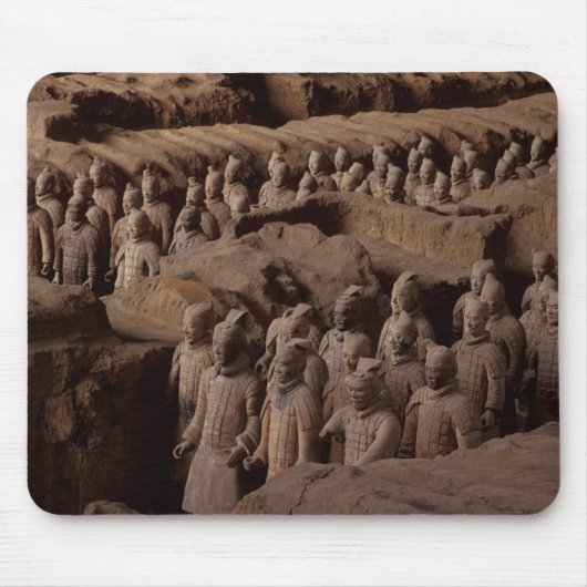 秦始皇帝の兵馬俑 マウスパッド (正面)