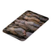 秦始皇帝陵の兵馬俑 マグネット (左側)