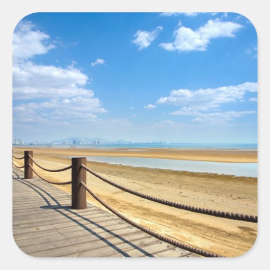 秦皇島 |河北省、中国 スクエアシール (正面)