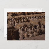 秦皇帝兵士兵馬俑 ポストカード (正面/裏面)