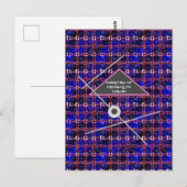 秩序のカオス 大胆だが意味のないパターン ポストカード (正面/裏面)