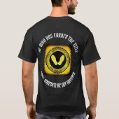 称号を得た者は永久にMとなる Tシャツ (裏面)