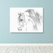 称賛に値するアラビア語 キャンバスプリント (インサイチュ (ウッドフロア))