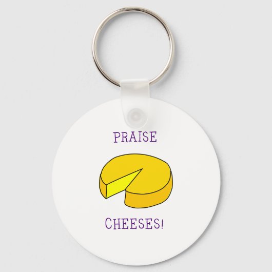 称賛のチーズ キーホルダー (正面)
