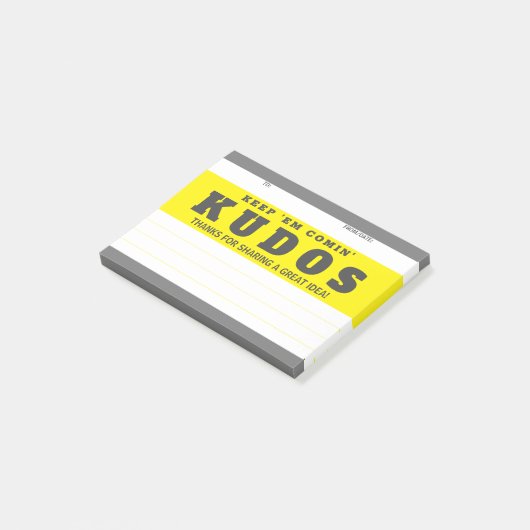 称賛の声を上げる素晴らしアイディア賞 ポストイット (アングル)