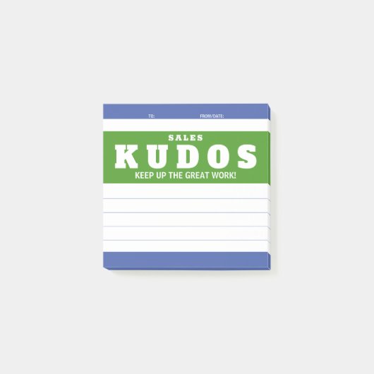 称賛の販売作業認素晴らし定賞を叫ぶ ポストイット (正面)