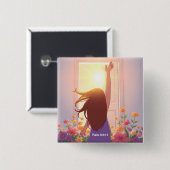 称賛ボタン 缶バッジ (正面&裏面)