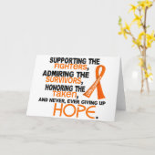 称賛3.2白血病の支援 カード (黄色い花)