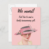 移おもしろい動したヴィンテージ 案内ポストカード (正面/裏面)