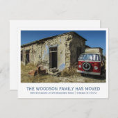 移おもしろい動 案内状 (正面/裏面)