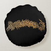 移アステカ動 ラウンドクッション (裏面)